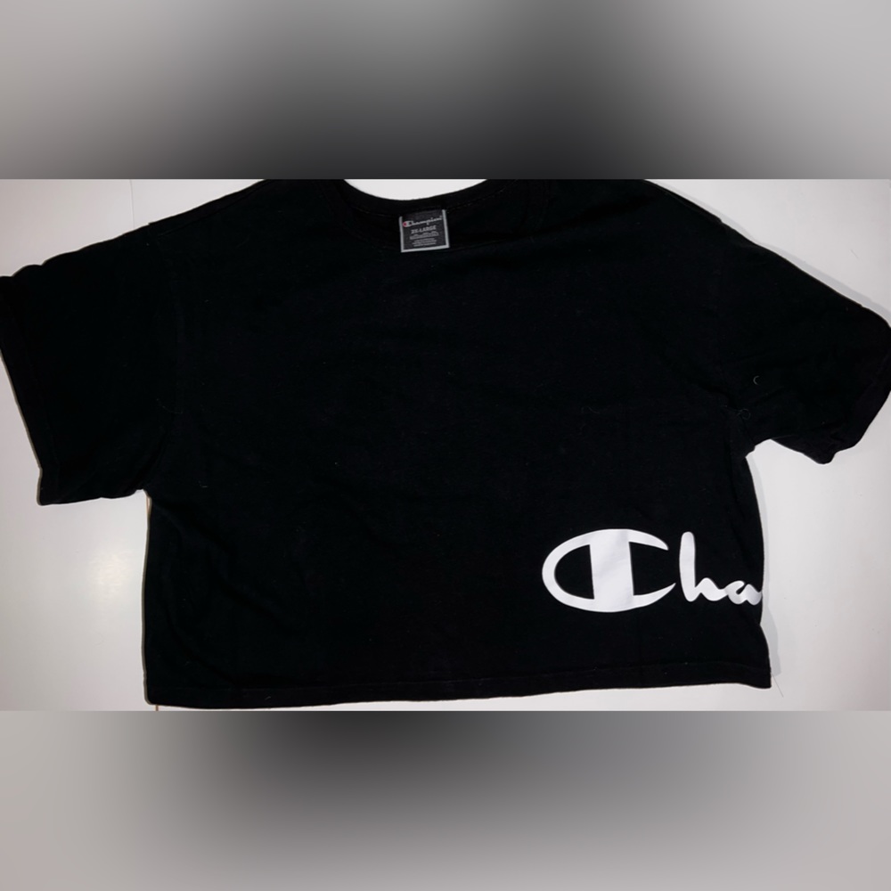 champion oversized cropped shirt